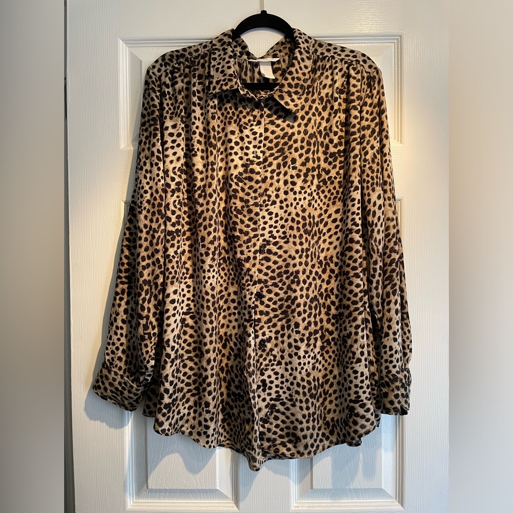 H&M button down blouse